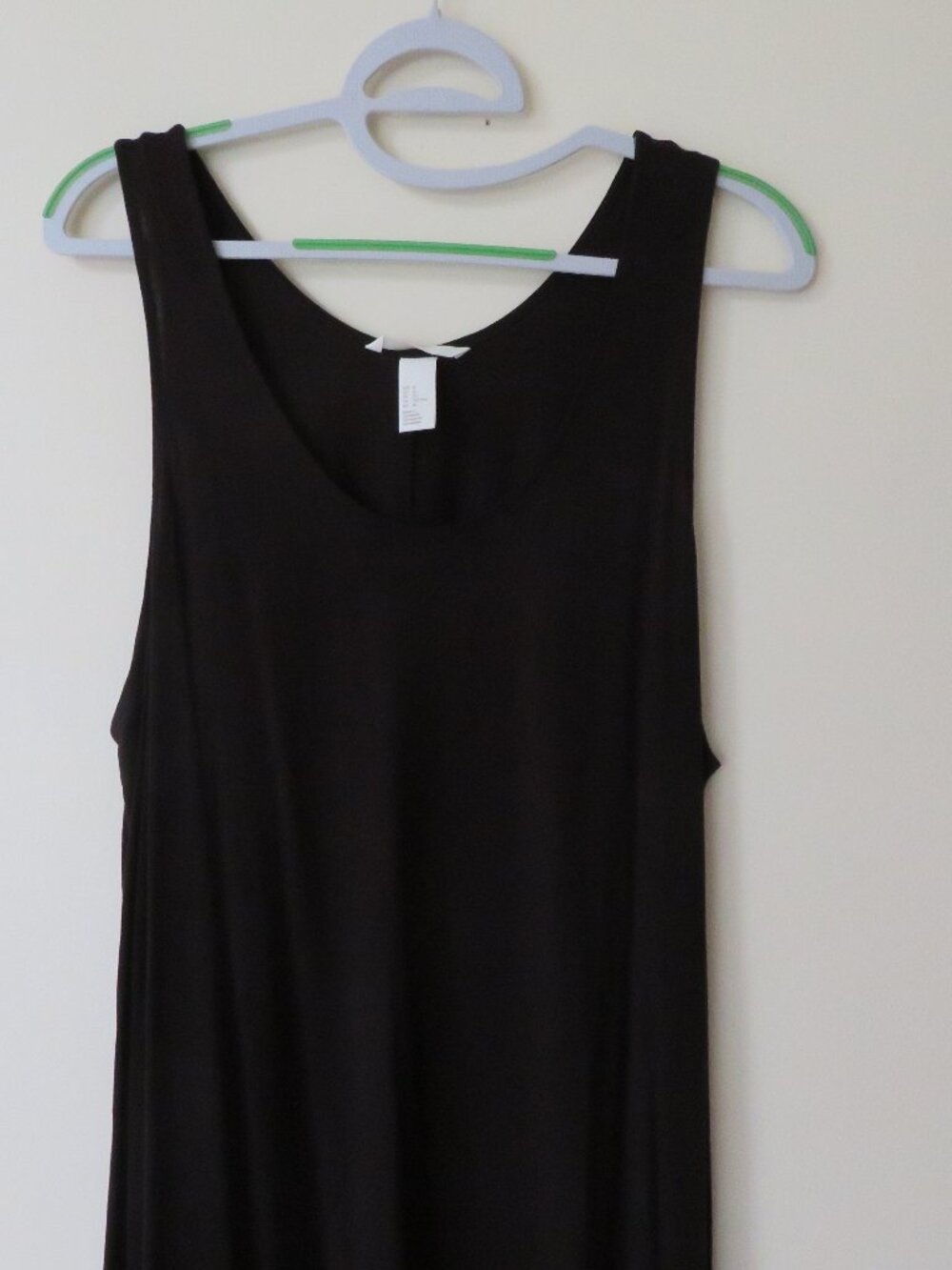 Little Black Midi Tank Dress H&M size XL